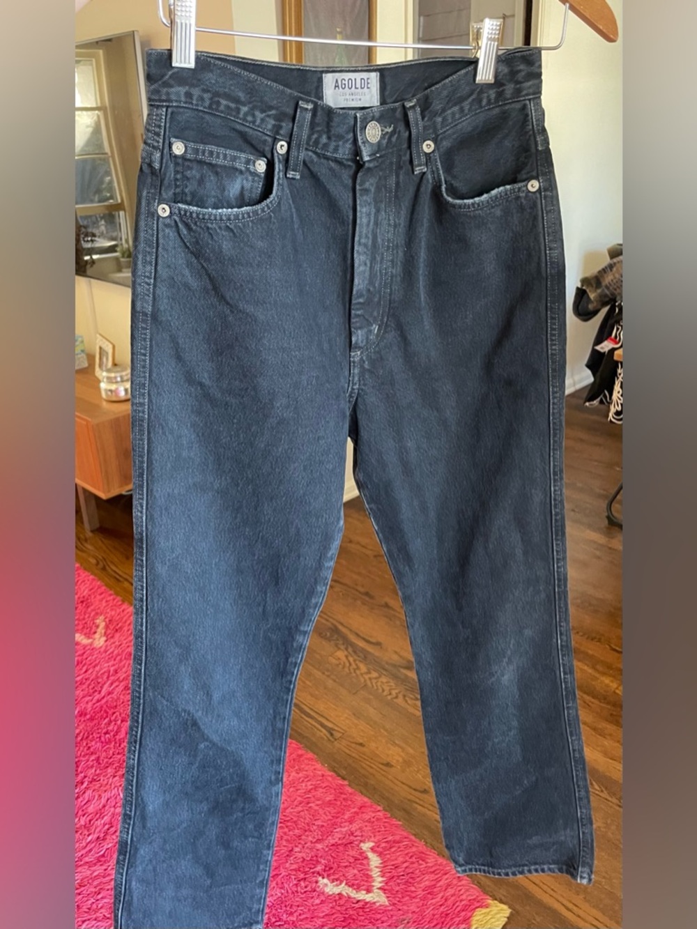 Agolde | Black 90’s Pinched Waist Jeans | 26